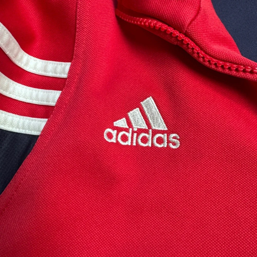Adidas Bayern Munich Football Jacket and Pants Youth 10/12 Red Blue 2000s